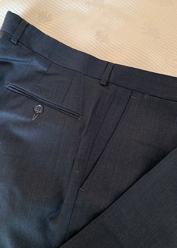 Vakko Erkek Yünlü Kumaş Pantolon 48 Beden - Görsel 7