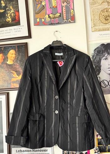 American Vintage Vintage Cizgili Blazer Ceket