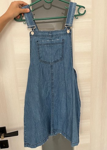Koton Mavi Kot Kısa Salopet