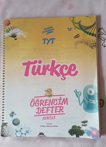 TYT TÜRKÇE ÖĞRENCİ DEFTERİ 