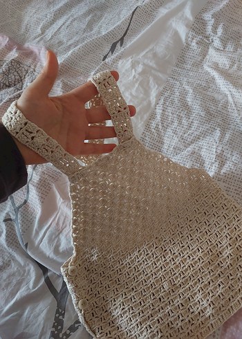 örgü crop büstiyer - Görsel 7