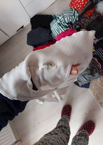 polo yakalı crop Kolsuz fermuarlı tshirt - Görsel 7