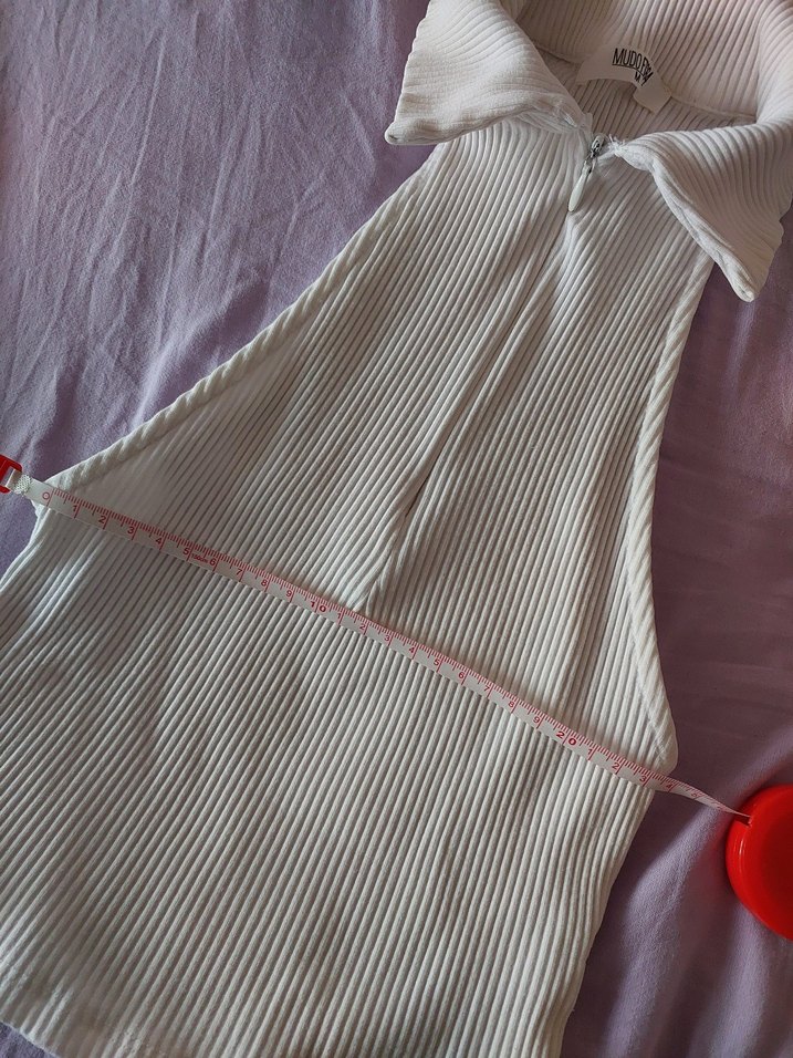 polo yakalı crop Kolsuz fermuarlı tshirt - Görsel 3