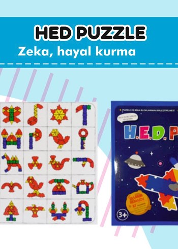 HED Puzzle - Zeka ve Hayal Kurma Oyunu