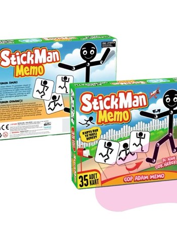 StickMan Memo Eğitici Kart Oyunu