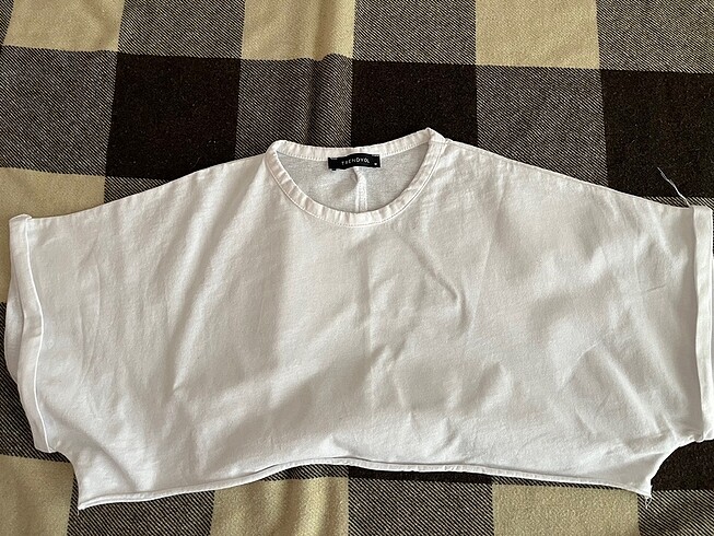 m Beden Trendyolmilla Süper Crop Örme T-shirt