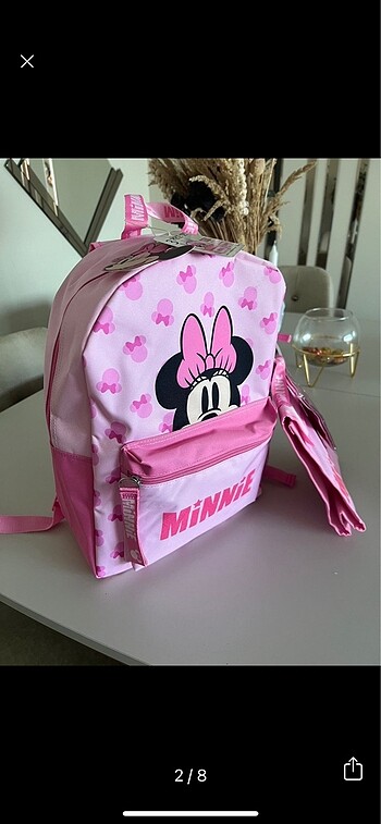 Minnie Mouse Üçlü Çanta Seti