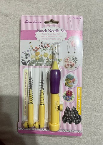 Mina Carin Punch İğne Seti ve Tablo - Görsel 2