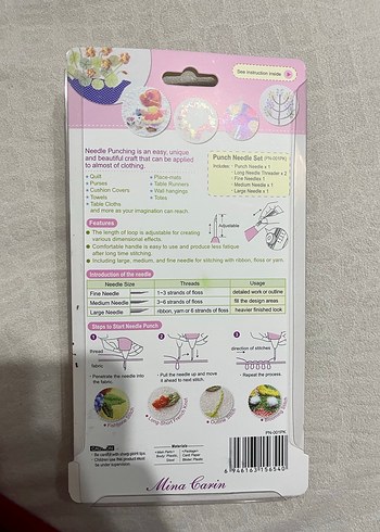 Mina Carin Punch İğne Seti (Orijinal) - Görsel 2