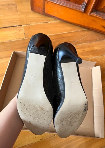 Klasik Siyah Stiletto Koton - Görsel 3