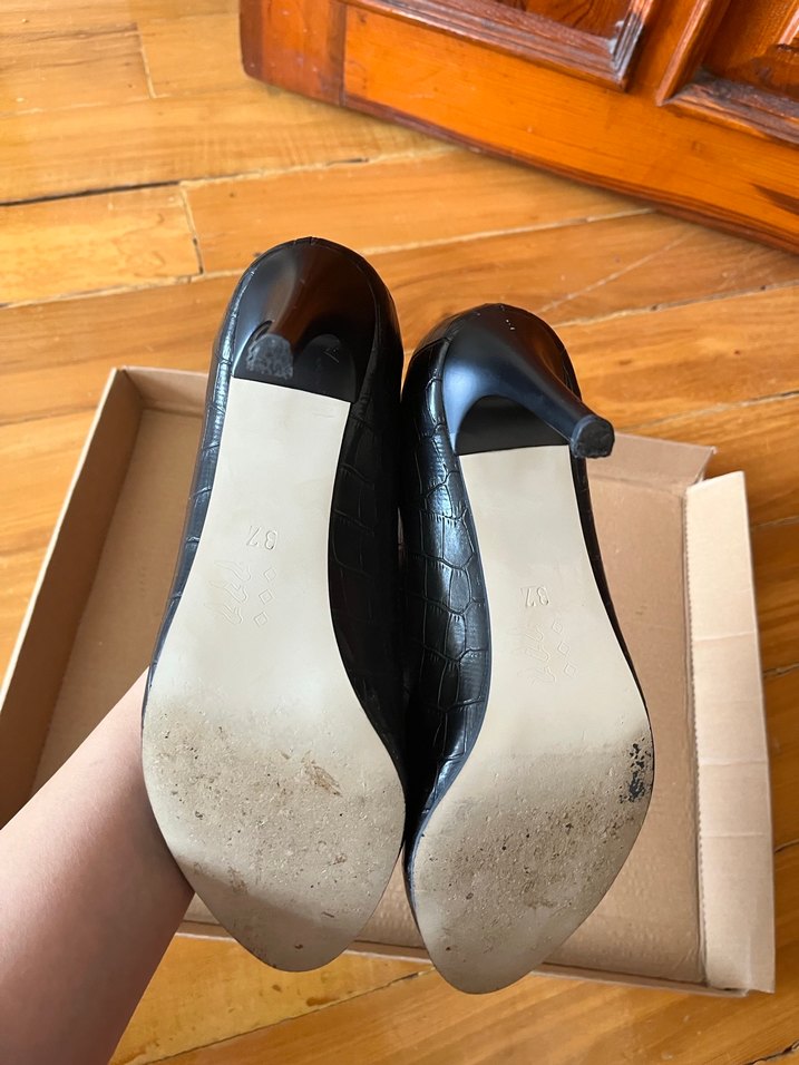 Klasik Siyah Stiletto Koton - Görsel 3