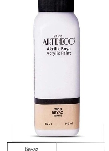 Artdeco beyaz boya