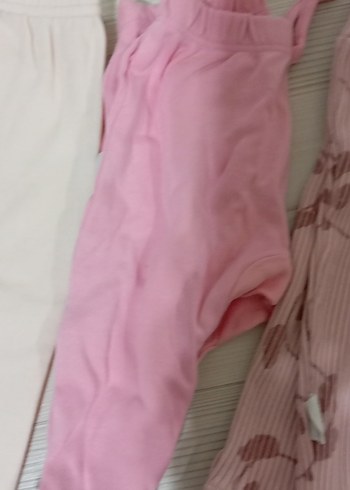 Kız Çocuk Pembe 4 adet tayt - Görsel 4