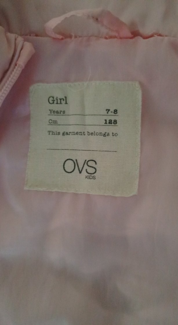 Kız Çocuk Pembe Fermuarlı Yelek - Görsel 2