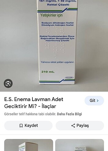 Es-enema yetişkin lavman