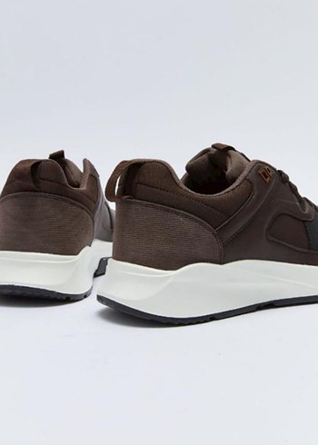 Koyu Kahverengi Bağcıklı Erkek Spor Ayakkabı - Görsel 3
