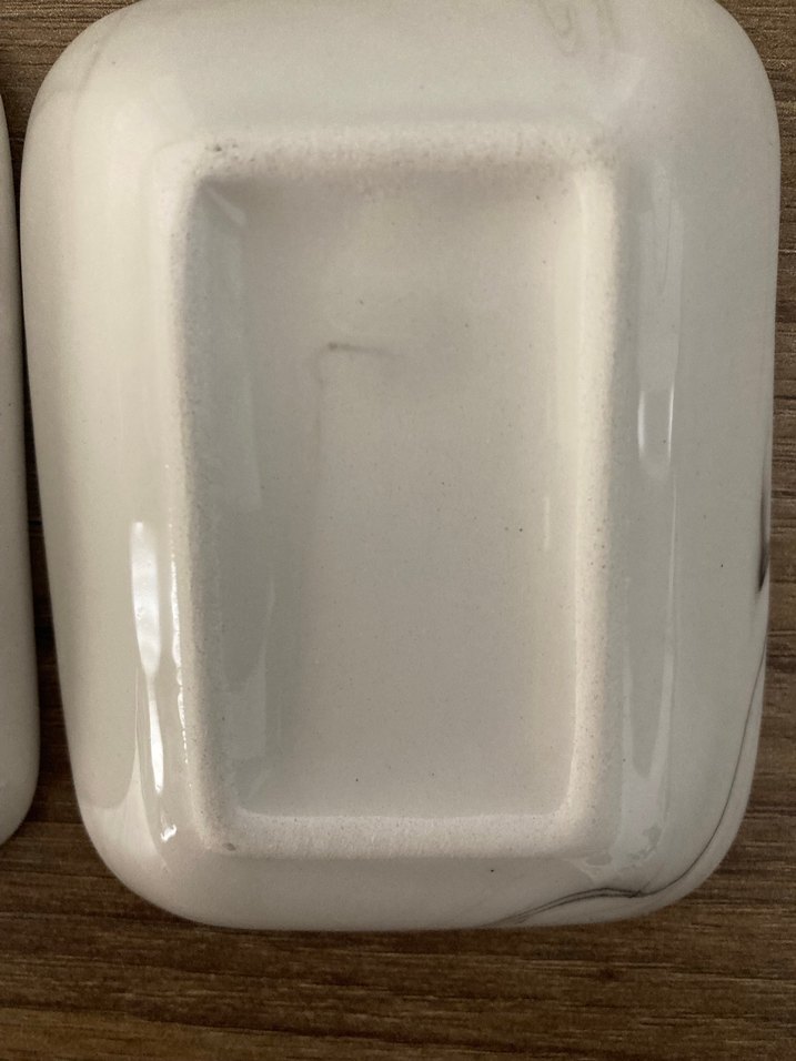 Bej Gri Mermer Desenli İki Parça Tabak Seti - Görsel 5