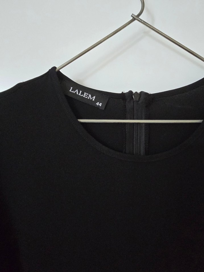 Uzun Siyah Gotik Elbise - Görsel 3