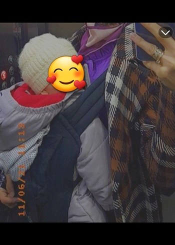 Siyah Bebek Kanguru Taşıyıcı eggbaby - Görsel 4