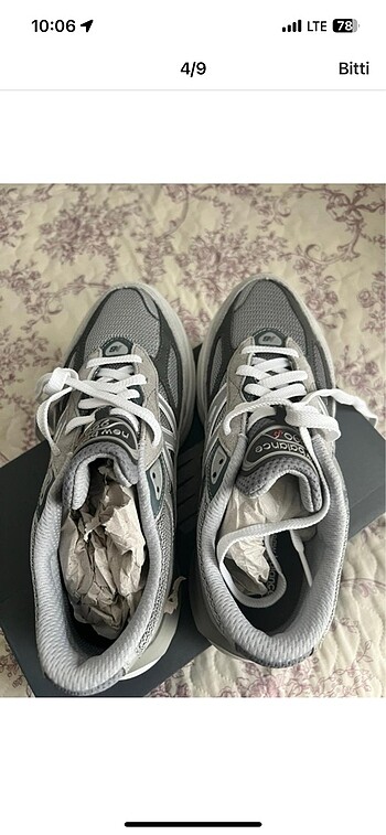 39 Beden gri Renk New Balance V6 kadin 39 numara