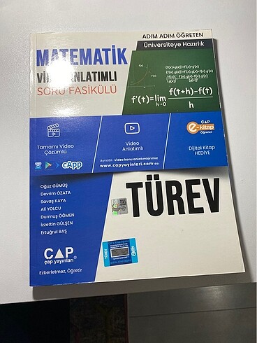 Türev fasikül Çap yayınları