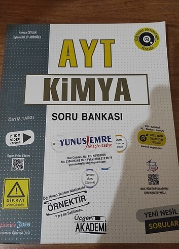 ayt kimya soru bankası 