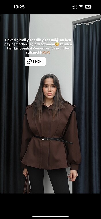 s Beden Acı kahve ceket