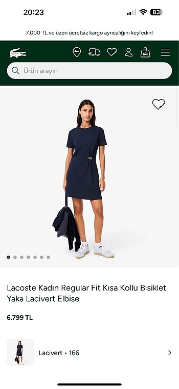 Lacoste elbise
