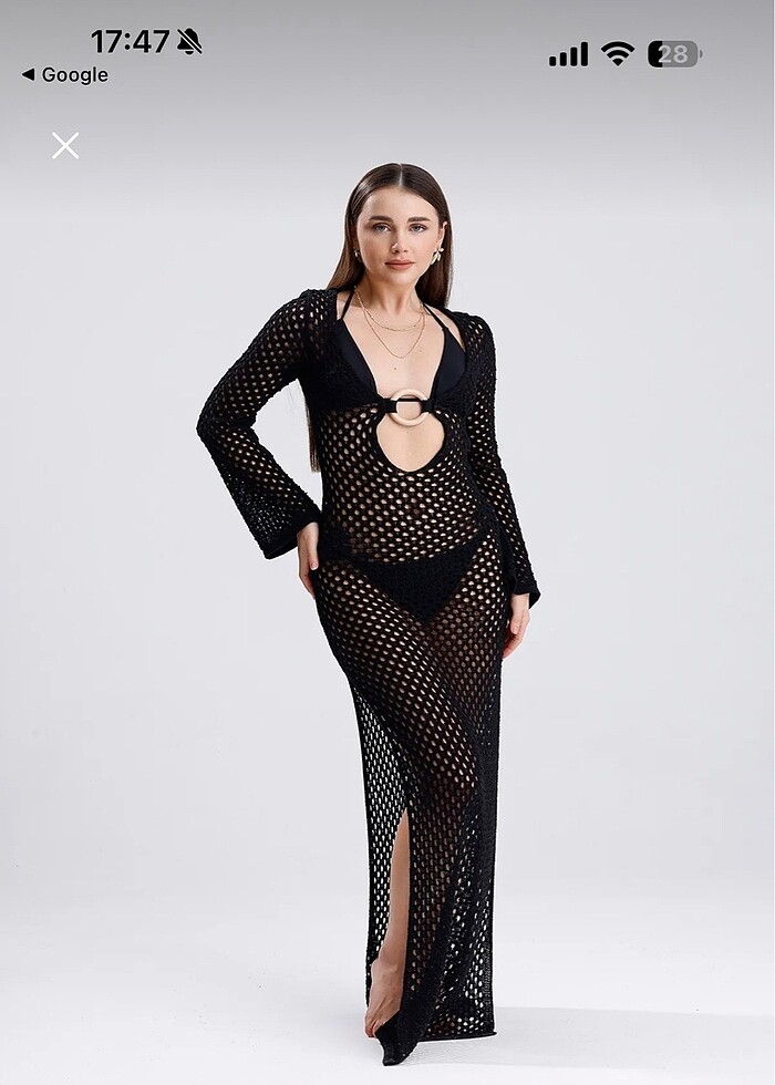 Örgü pareo - Görsel 3