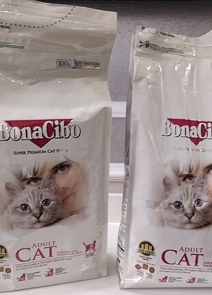 Bonacibo 2şer kilo kedi maması