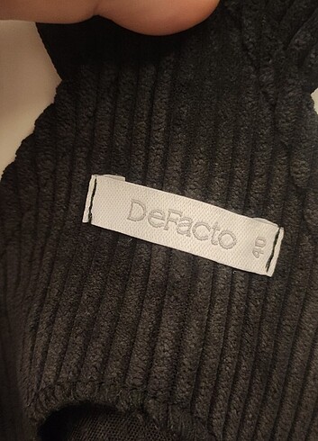 Siyah kadife salopet - Görsel 2