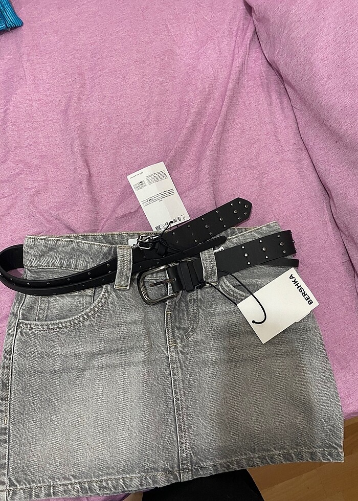 BERSHKA kot etek - Görsel 4