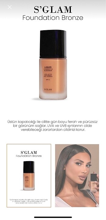 S?glam fondöten tan spf15 30 ml