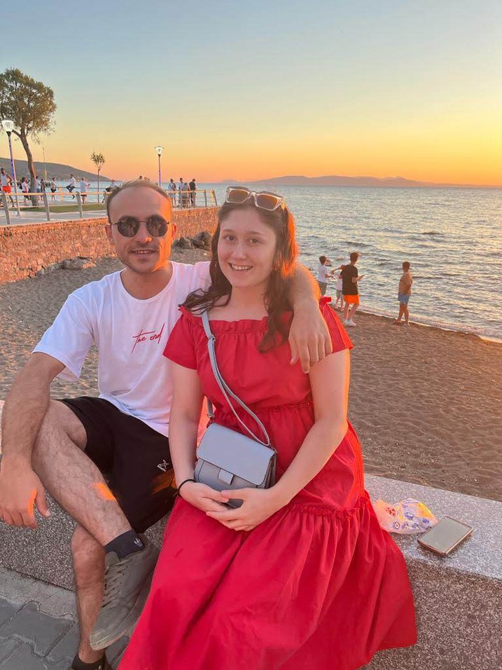 Kırmızı Uzun  Elbise - Görsel 3