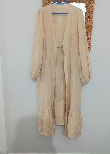 sıfır ayarında Bej Uzun tunik - Görsel 2