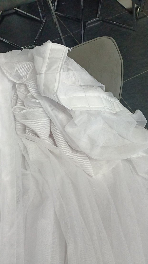 Modern Klasik Beyaz Tül Perde - Görsel 5