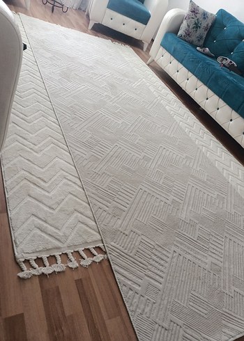 Modern Klasik Gri-Beyaz Halı - Görsel 5