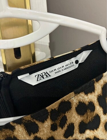 m Beden çeşitli Renk Zara leopar elbise