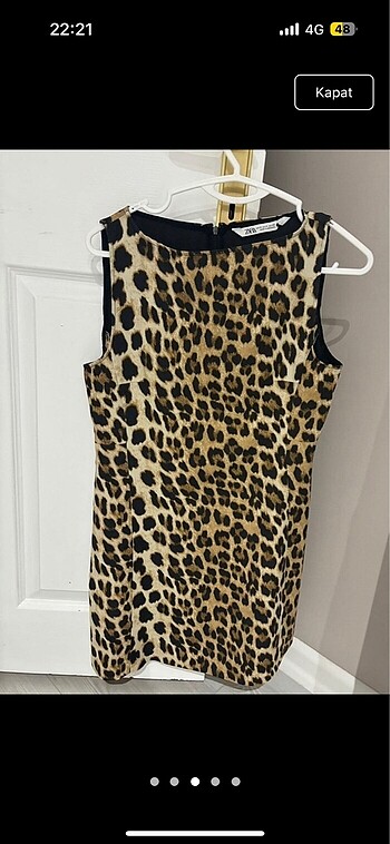 Zara Zara leopar elbise