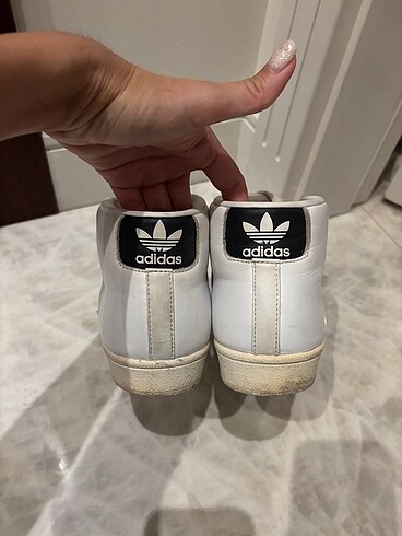 37,5 Beden beyaz Renk Metal Burun Boyunlu Adidas Superstar