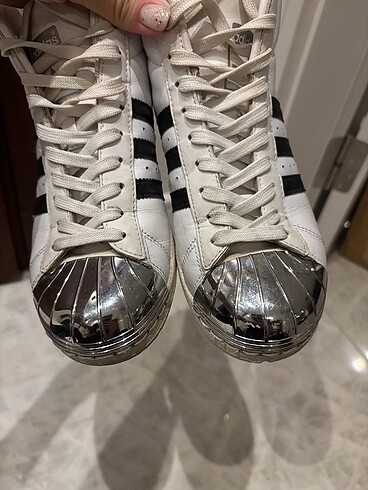 37,5 Beden Metal Burun Boyunlu Adidas Superstar