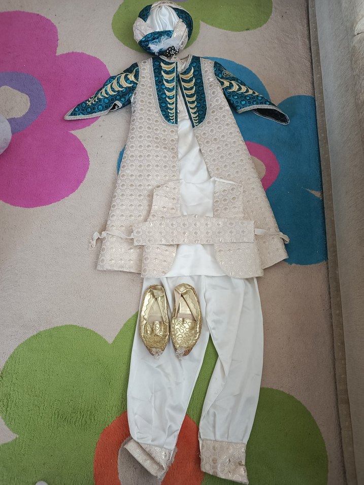 7-8 yaş sünnet kıyafeti takımı - Görsel 3