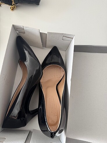 39 Beden Siyah Rugan 39 numara Stiletto