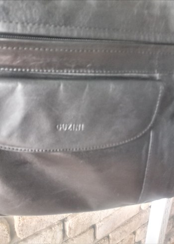 GUZİNİ Siyah Deri Fermuarlı Kadın Çantası - Görsel 3