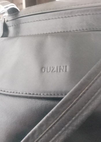 GUZİNİ Siyah Deri Fermuarlı Kadın Çantası - Görsel 6