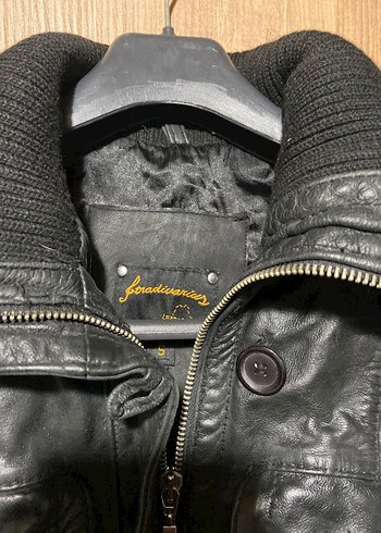 Stradivarus deri ceket - Görsel 3