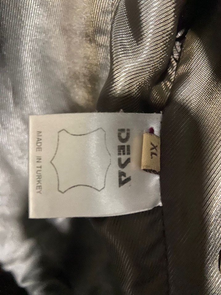 Desa Kahverengi Deri Kadın Ceket - Görsel 5