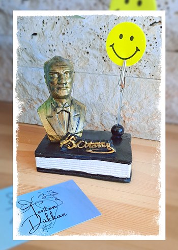 Atatürk Büstlü Kitap ve Not Tutucu öğretmenler günü hediyesi - Görsel 2