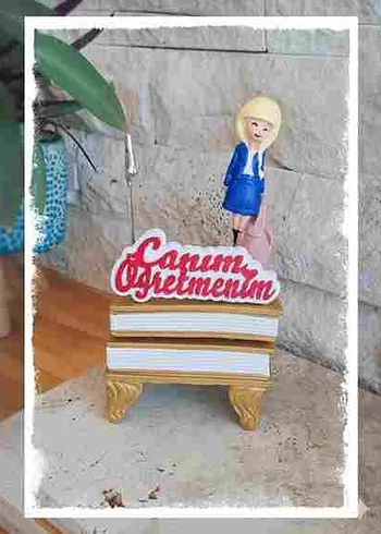 Öğretmen Figürlü Dekoratif Notluk - Görsel 4