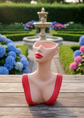 Büst vazo - Görsel 4